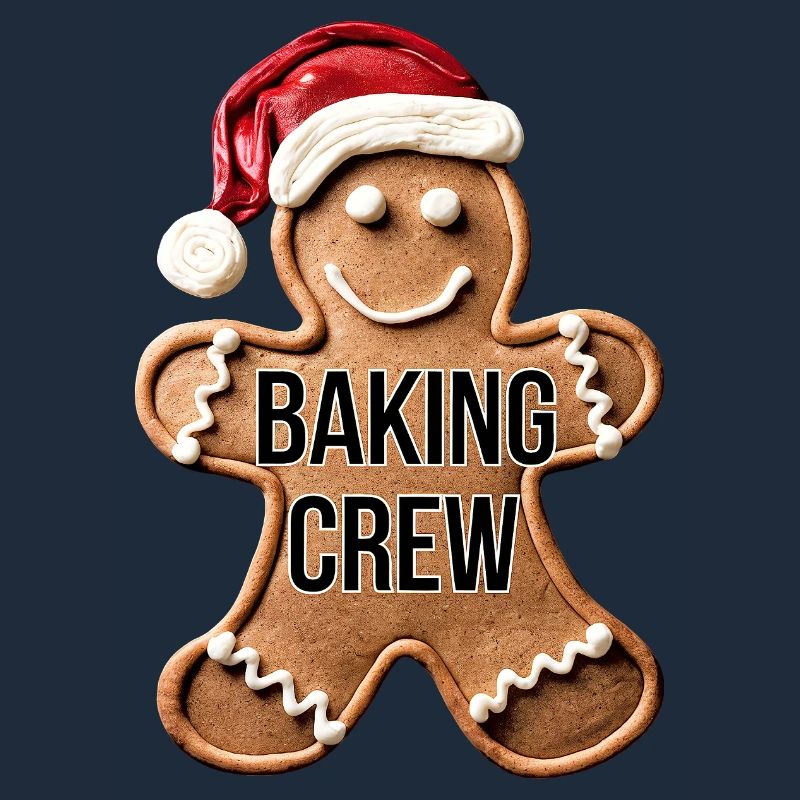 Baking Crew Gingerbread Man Christmas Baking