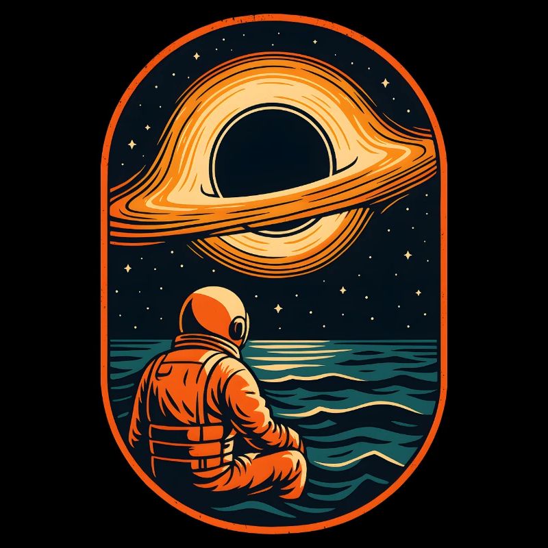 Œuvre d'art de l'astronaute Cosmic Explorer