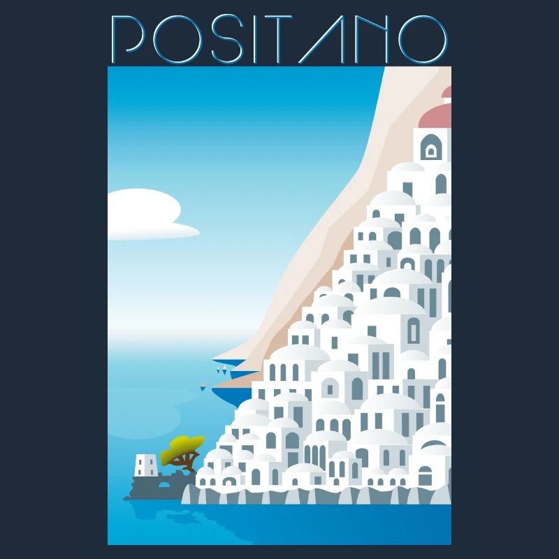 Positano CostaMaisons Blanches Blu