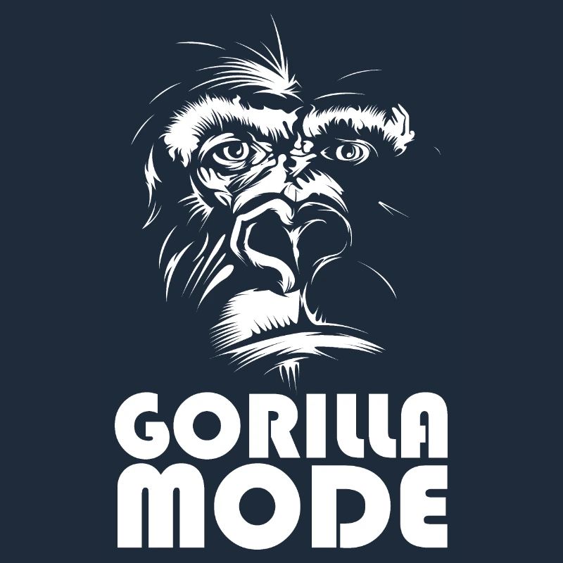 gorille icône de mode icône de logo d’illustration de singe