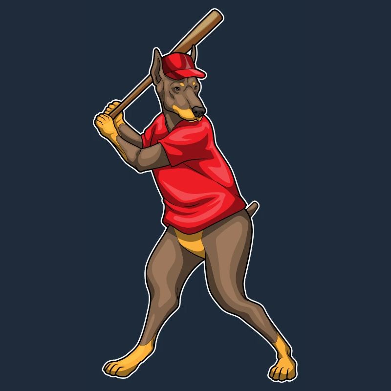 Bâton de baseball Doberman