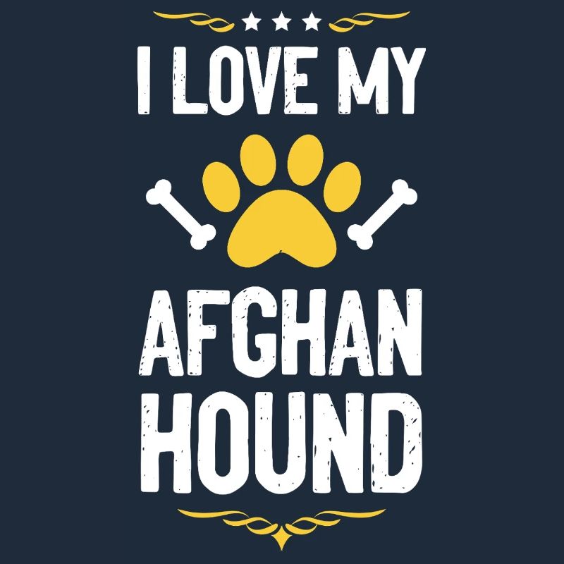 J’adore mon lévrier afghan