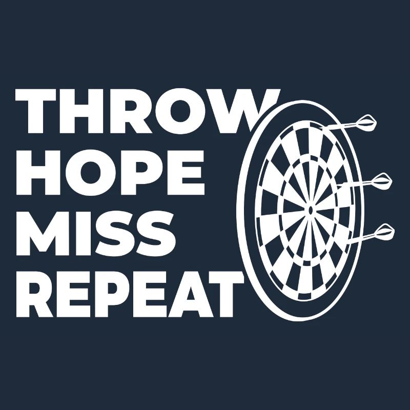 throwing, hoping, missing, repeating