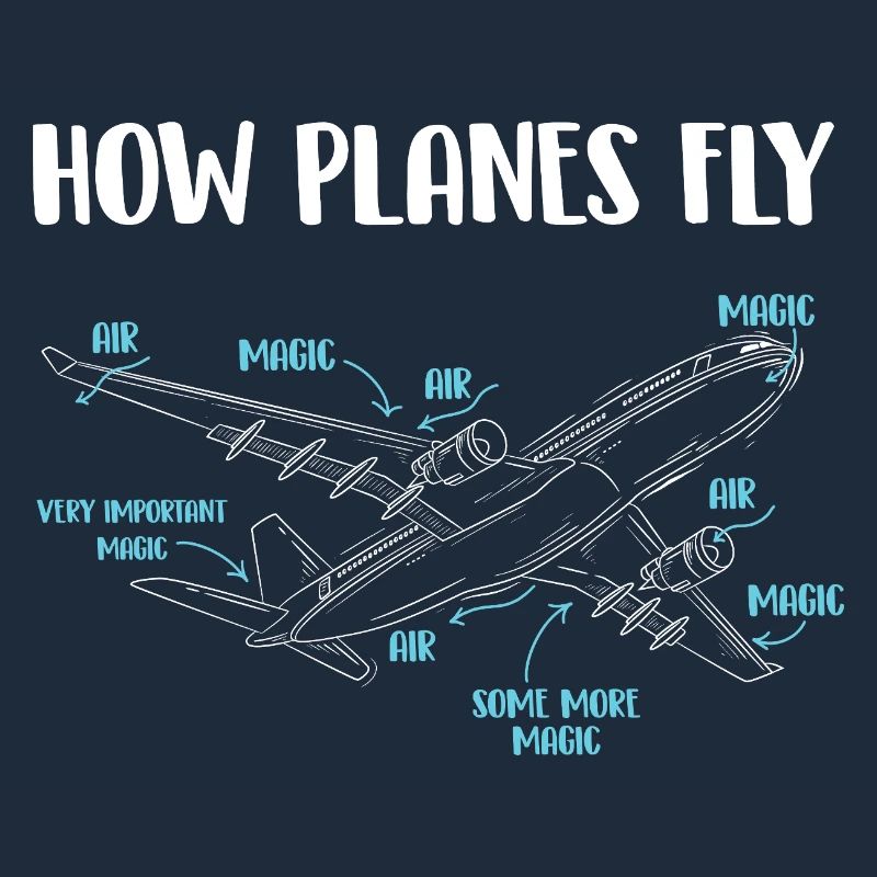 How Planes Fly Bold Aviation Engineer Humor