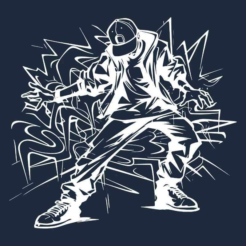 Dessin de breakdancer