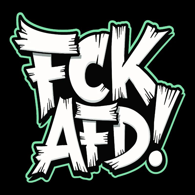 FCK AFD politisches Statement gegen Rechts