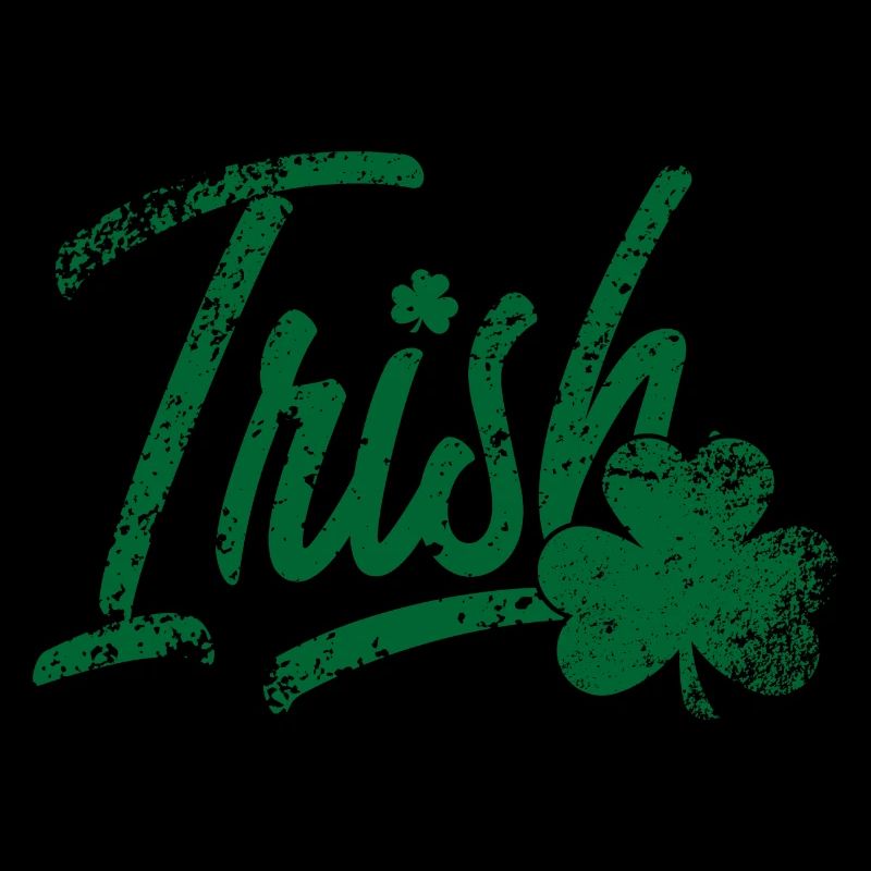 Irish Brush Script with Shamrock