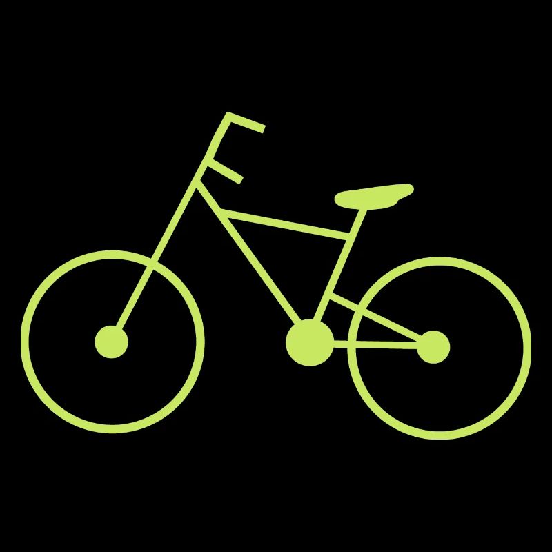 Vélo cycliste vert cyclisme