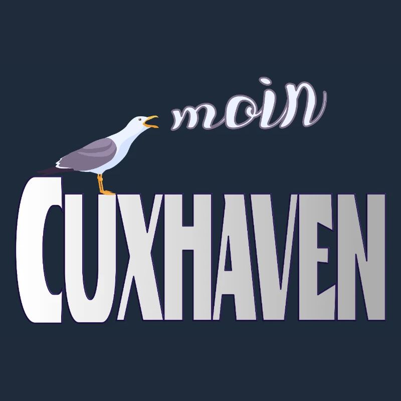 Cuxhaven Möwe & Moin Design