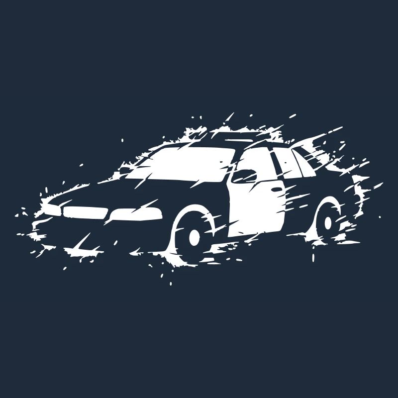 Police Car Action Explosion Vector