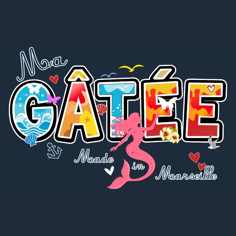 Ma Gatée, Expression marseillaise, valentines gift