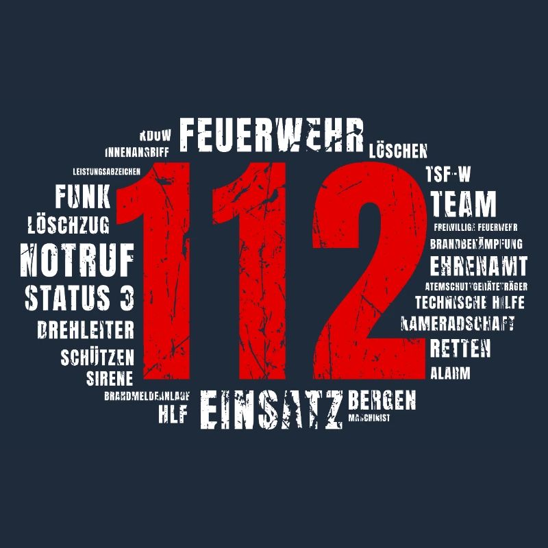 Fire Brigade 112 Word Cloud – Blue Light Deployment