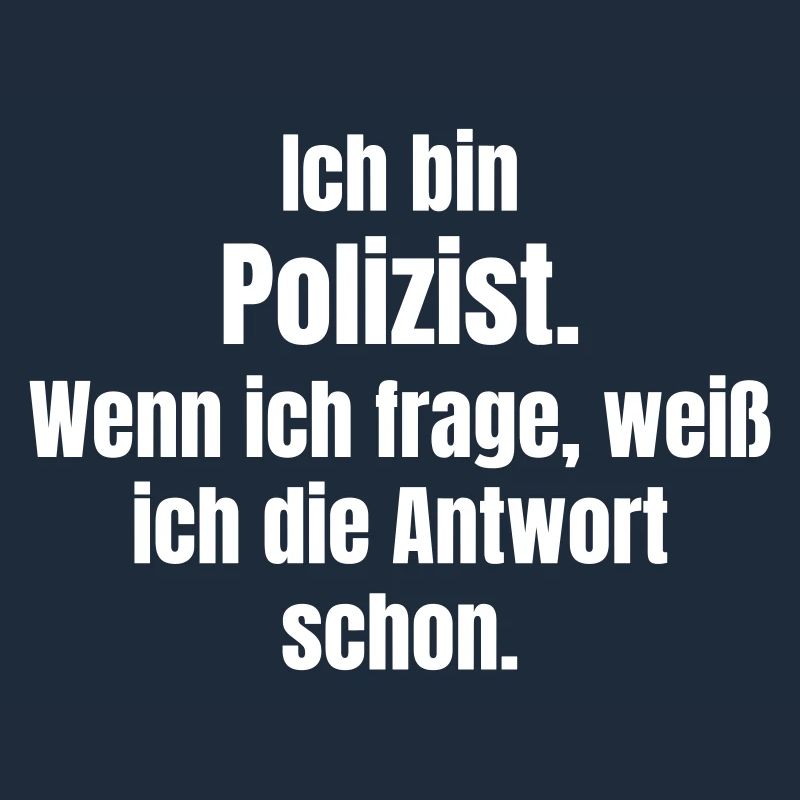 I'm a policeman saying