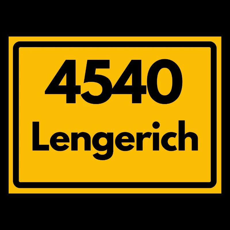 ALTE POSTLEITZAHL PLZ RETRO 4540 LENGERICH