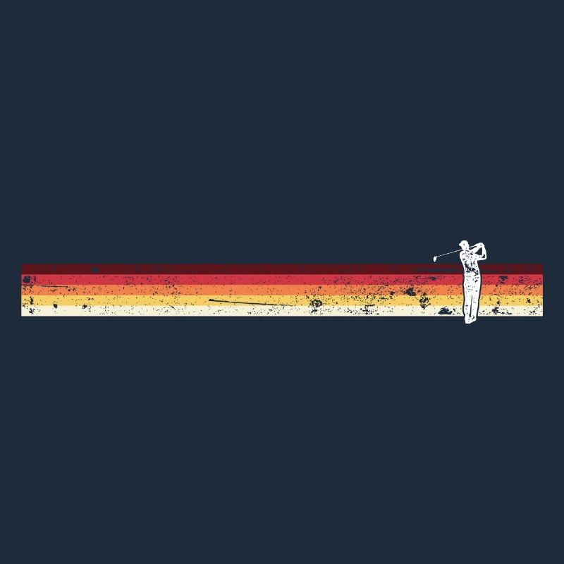 Golf Sunset Silhouette Tee