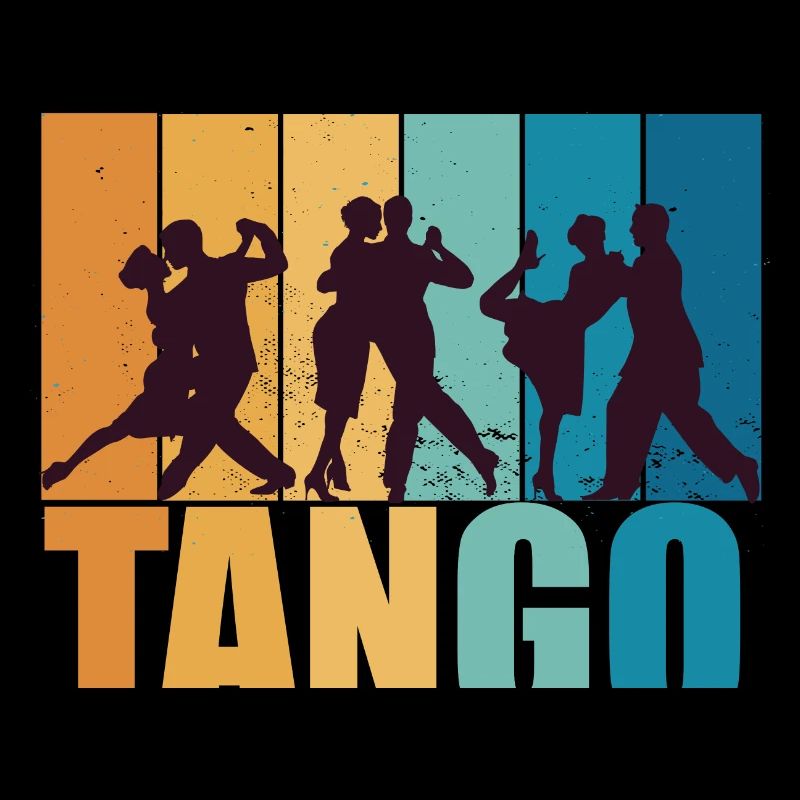 Tango Dancer Dance Vintage Retro Cadeau
