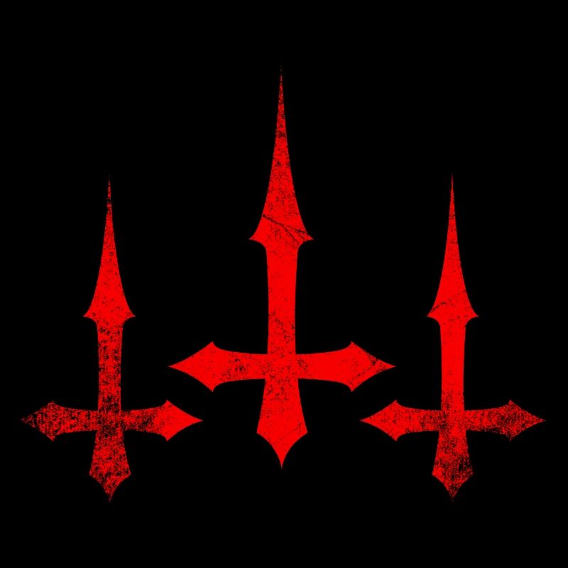 Triple croix inversée