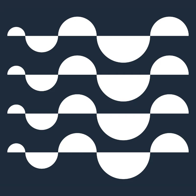 Wavy Stripe Mosaic