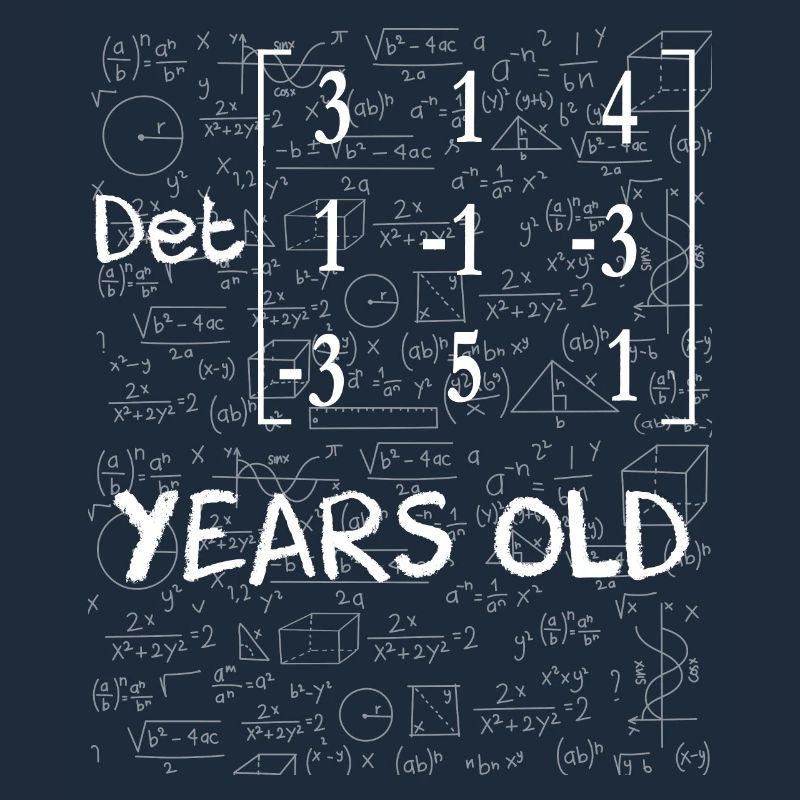 58e anniversaire 58 ans déterminant de matrice