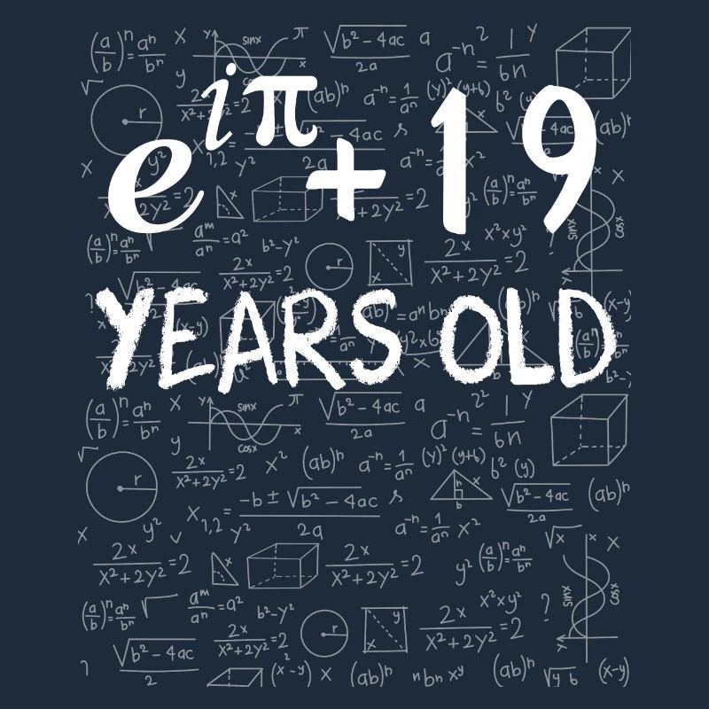 18e anniversaire 18 ans Euler Identité cadeau math