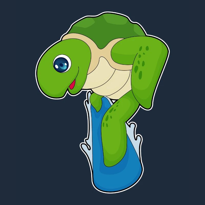 Turtle Snowboarder Snowboard