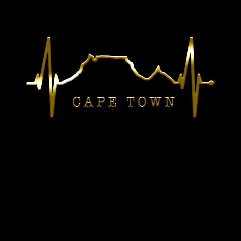 Cape Town Skyline Heartbeat Afrique du Sud Table Mountain