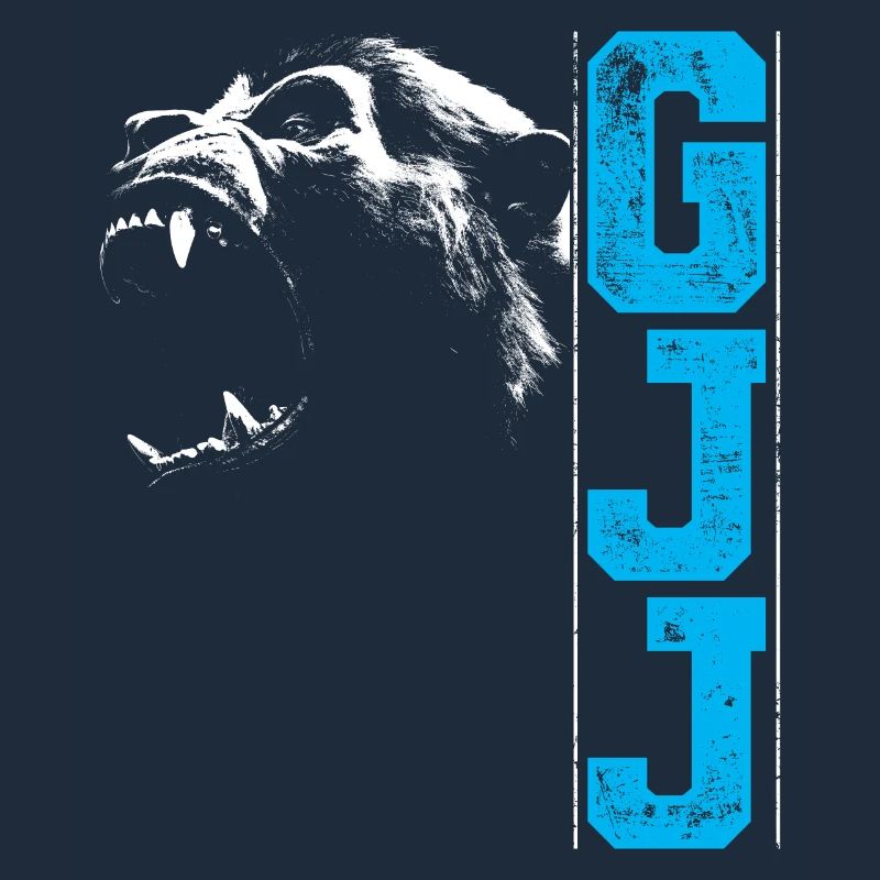 Guerilla Jiu Jitsu Gorilla Head BJJ Geschenk
