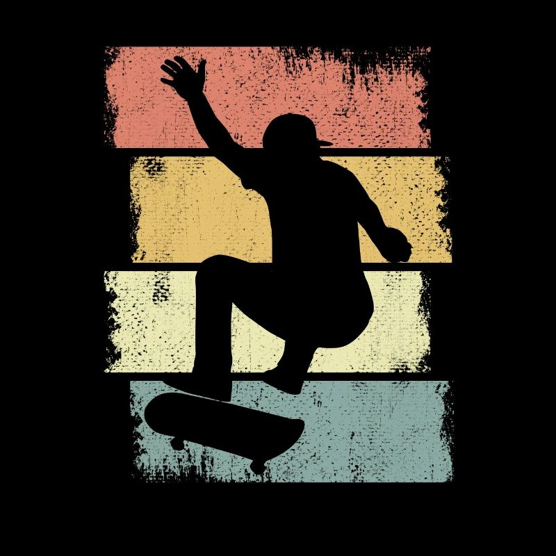 Skateboard boy drawing