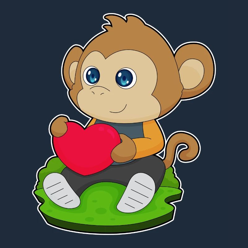 Affe Herz