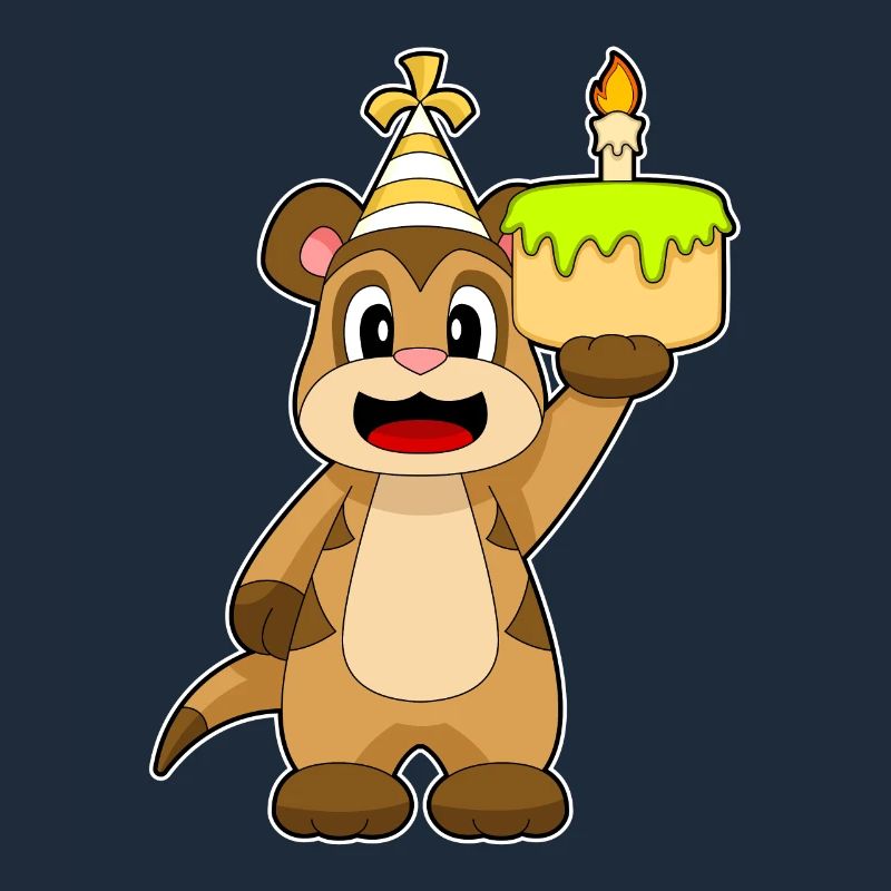 Gâteau d’anniversaire de suricate