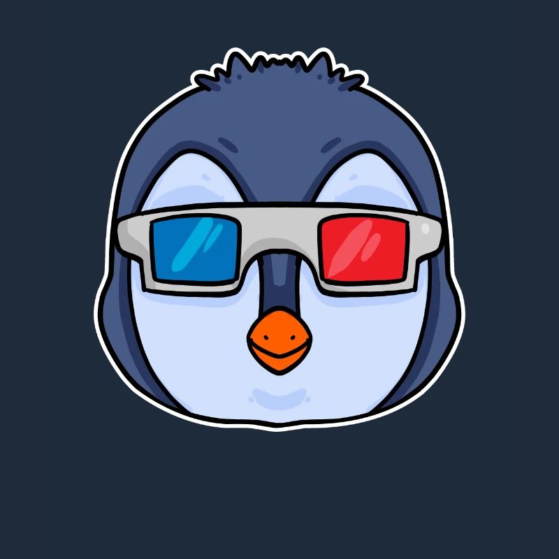 Penguin 3D Glasses Cinema