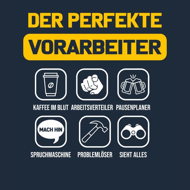 Der perfekte Vorarbeiter Polier Baustelle Bau