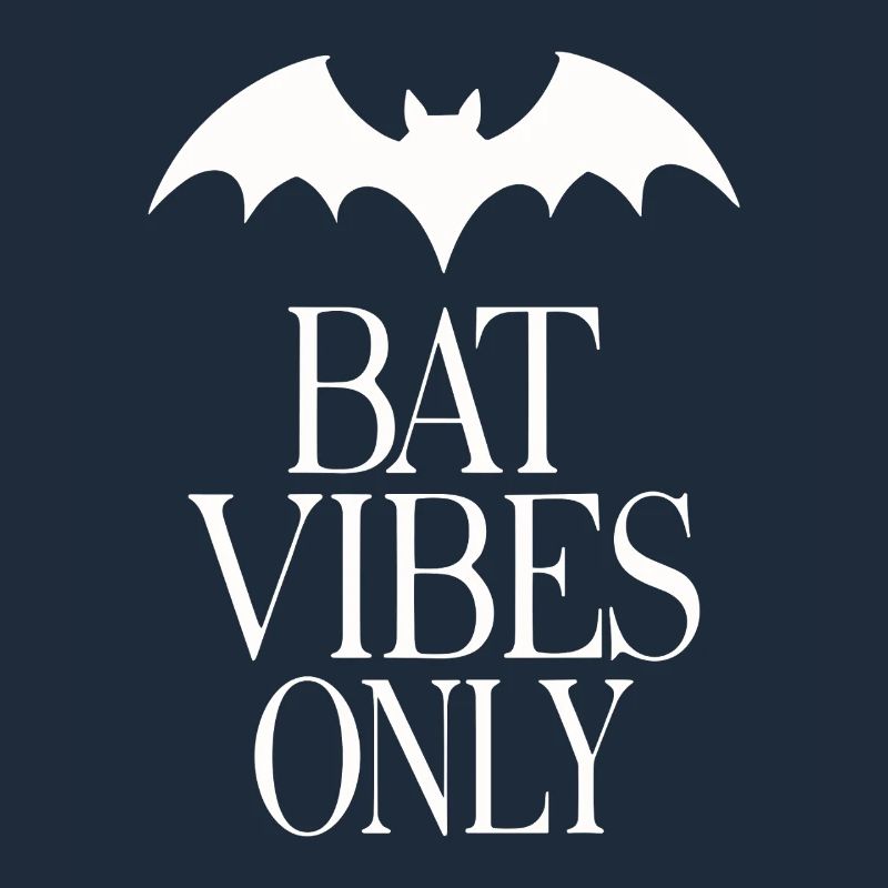 Fledermaus-Vibes Only – Goth-Statement