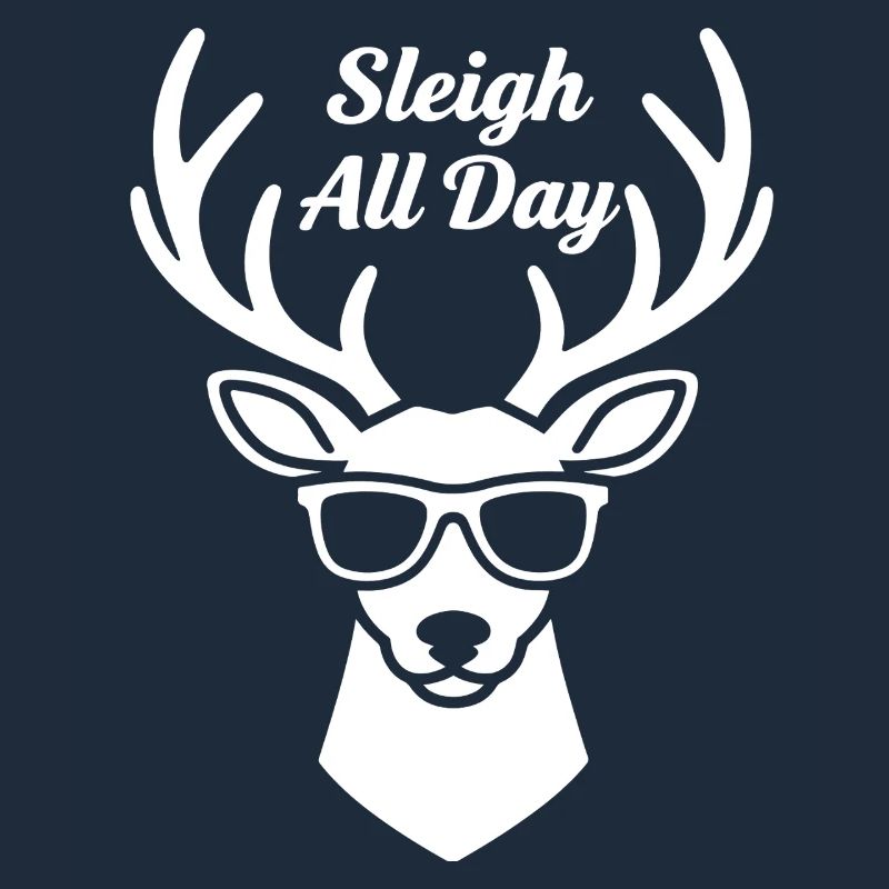 Sleigh All Day Deer Graphic