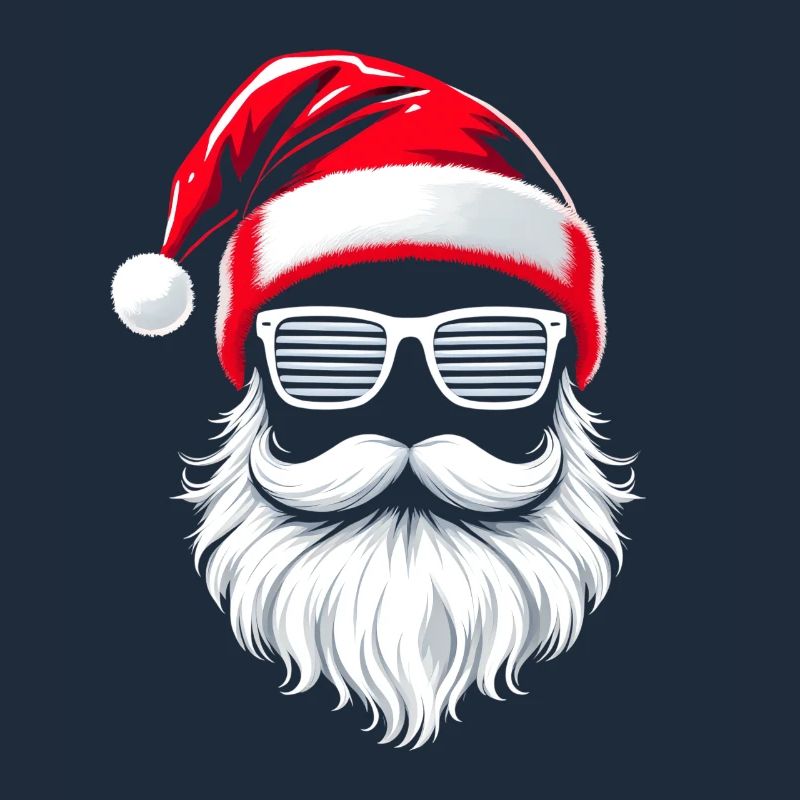 Weihnachtsmann Mit Sonnenbrille Santa Hipster