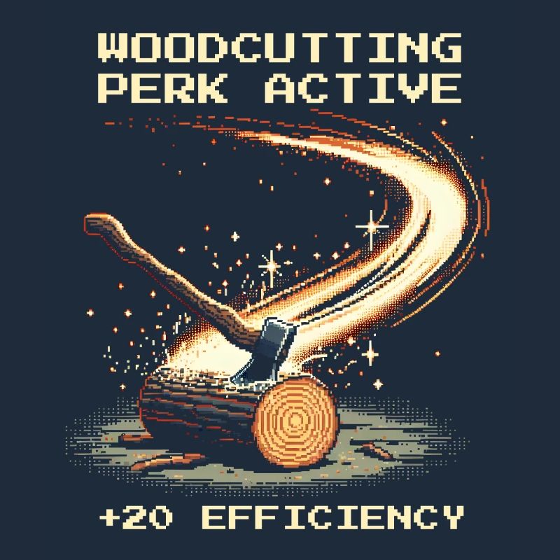 Holzfäller-Perk aktiv | Holz hacken, Survival