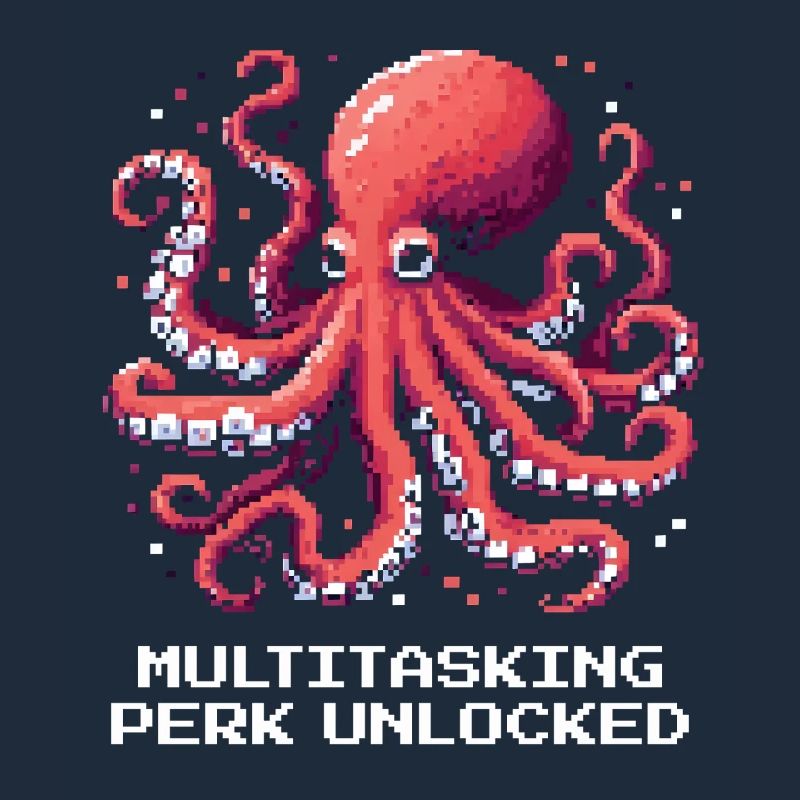 Multitasking-Fähigkeit Freigeschaltet | Oktopus 