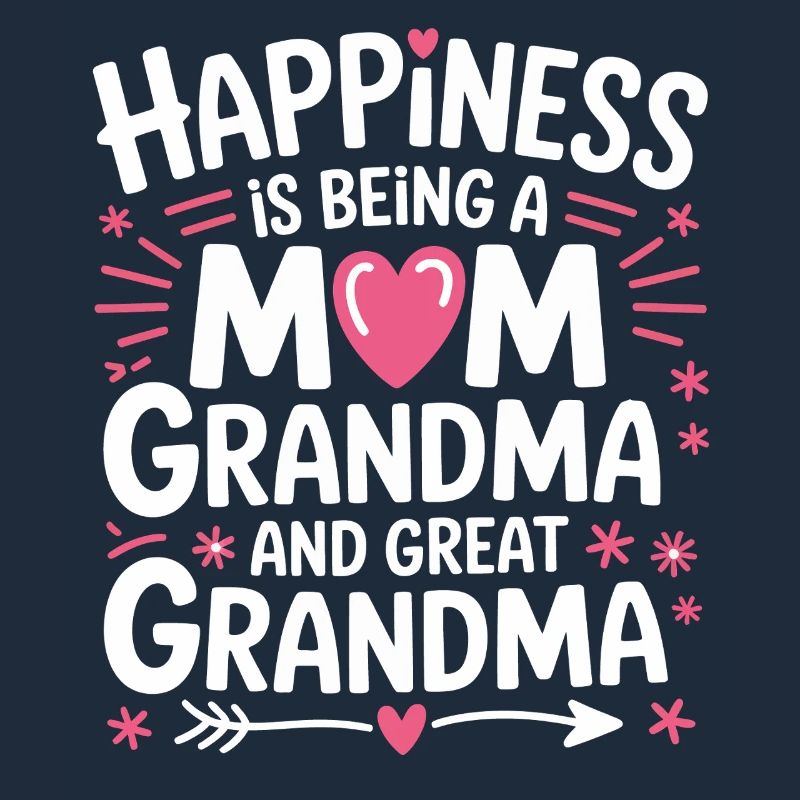Happiness Design: Mama Oma Großmutter