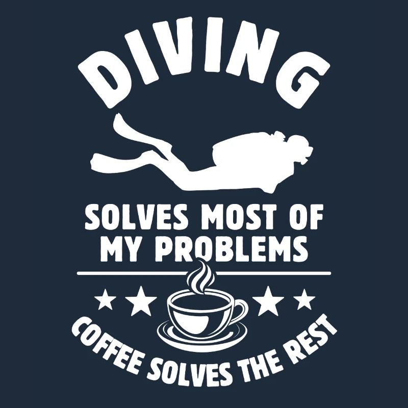 Diving solves most of my Problems Coffee Gift