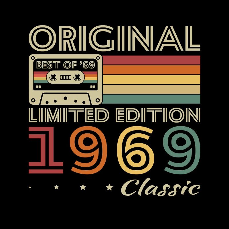 1969 Vintage Rétro Cadeau D'anniversaire