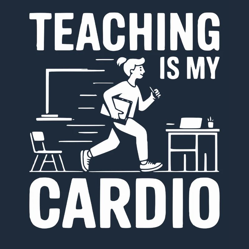 L’enseignement est mon design de professeur de cardio
