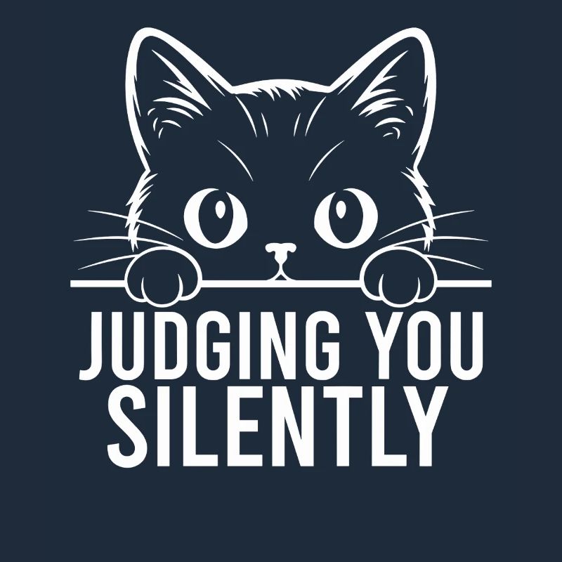 Funny Cat, Judging You Silently