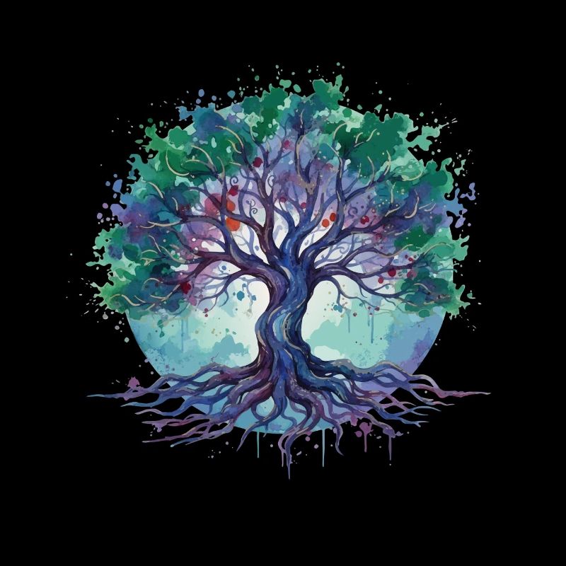 L’Arbre de la Vie à l’aquarelle