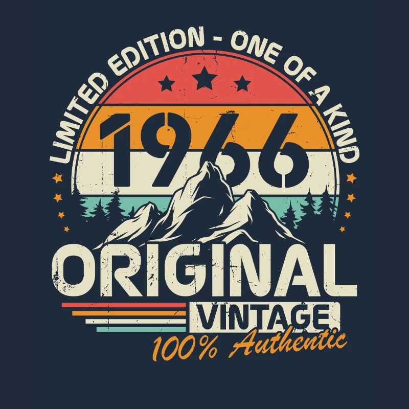 Cadeau d’anniversaire original vintage de 1966