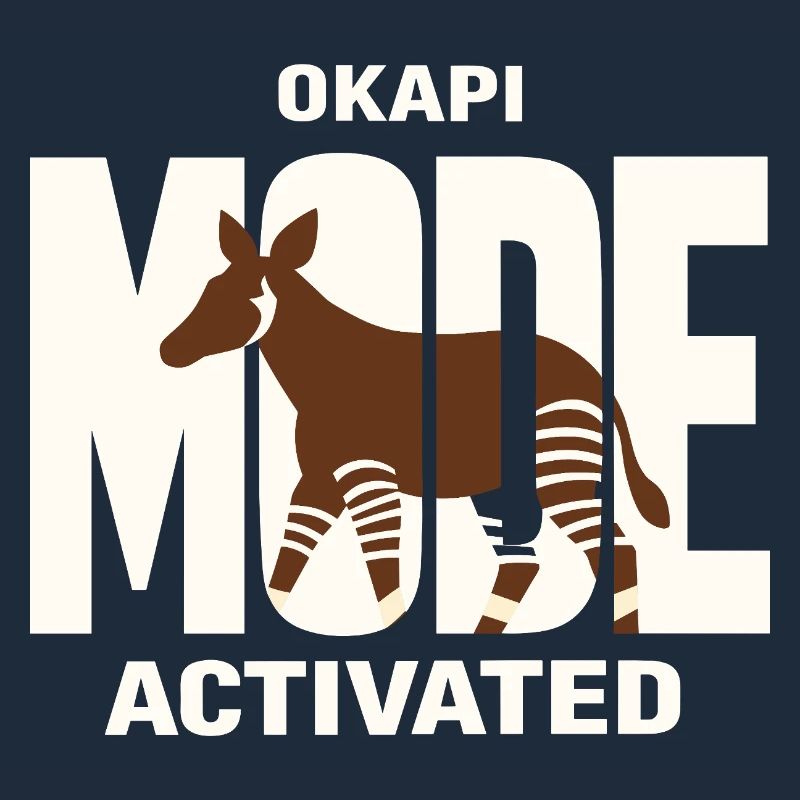 Okapi Lovers Okapi Animal Rare Wildlife Love