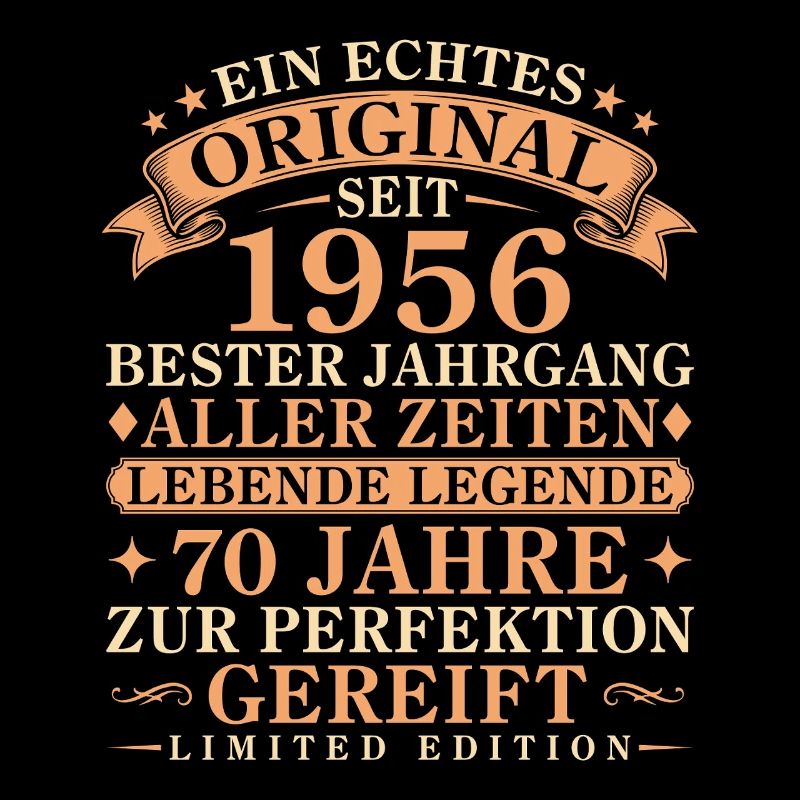 Echtes Original seit 1956 – 70. Geburtstag