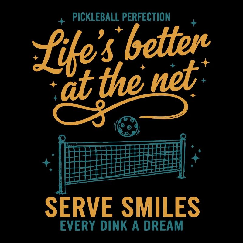 Pickleball Funny Player Lifes Better At The Net