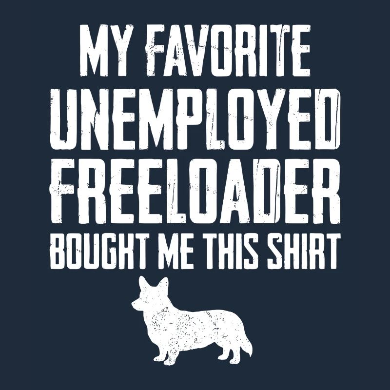 Funny Corgi Freeloader