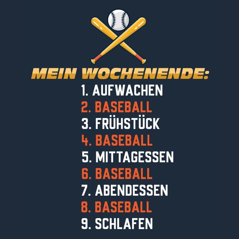 Baseball Wochenende – Mein Plan