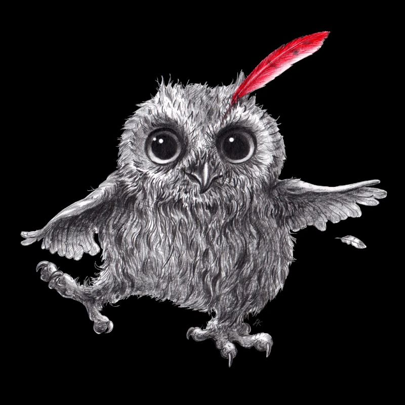 Chief Red - Glückliche Eule